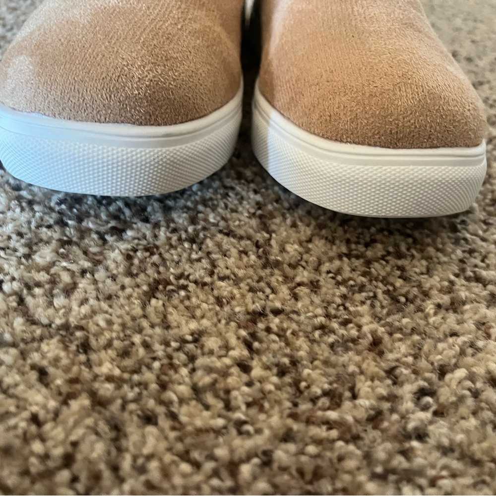 Tan Slip-On Sneakers New slip Ankle Boots Women Shoes Size 43/10ish - Picture 4 of 7